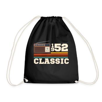 Anniversary 1952 retro classic - Drawstring Bag - black - Front