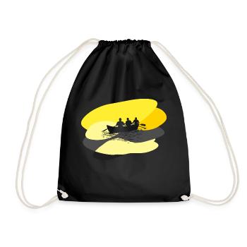 Techniques d’aviron Eau - Sac de sport léger - noir - Devant