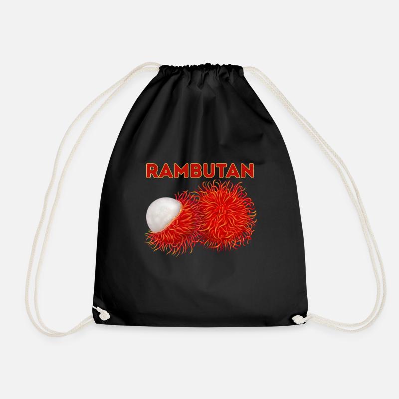 INDONET Rambutan - Turnbeutel - Schwarz