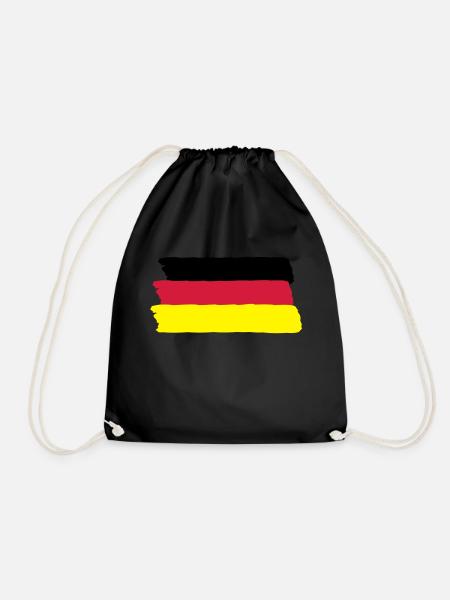 deutschland - Turnbeutel - Schwarz