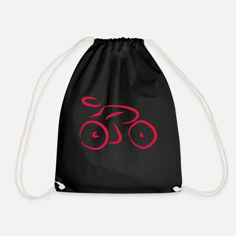 Fahrrad - Turnbeutel - Schwarz