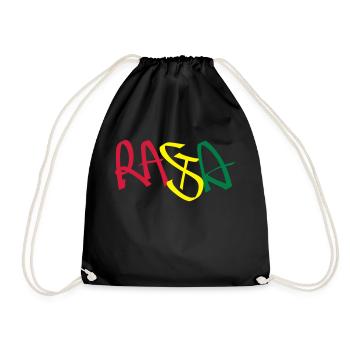 Rasta - Turnbeutel - Schwarz - Vorne