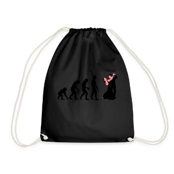 evolution_tanzpaar_a_2c - Turnbeutel - Schwarz - Vorne