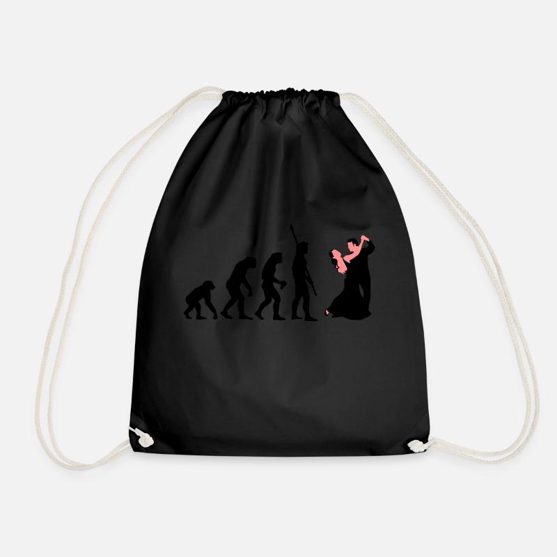 evolution_tanzpaar_a_2c - Turnbeutel - Schwarz