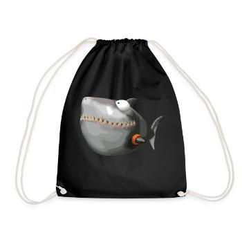 SharkMops - Sac de sport léger - noir - Devant