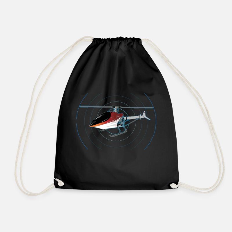 hélicoptère - Sac de sport léger - noir