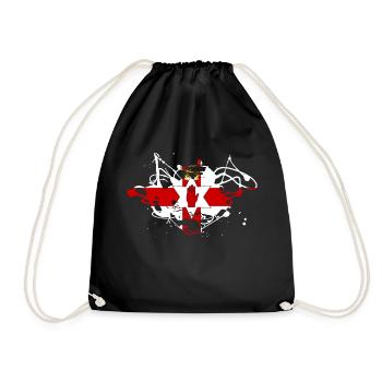 Northern Ireland - Drawstring Bag - black - Front