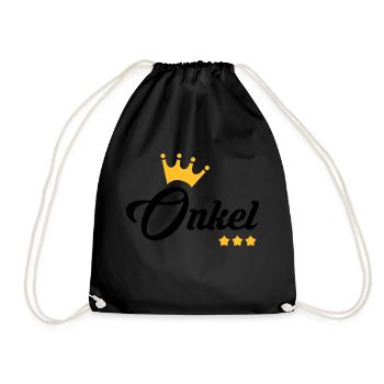 Oncle / Tante / Cousin / Cousine - Sac de sport léger - noir - Devant