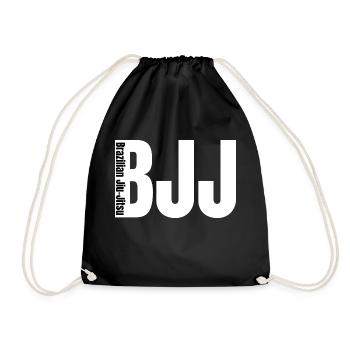 Signe brésilien de Jiu-Jitsu BJJ - Sac de sport léger - noir - Devant
