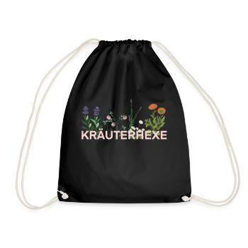 Kräuterhexe - Turnbeutel - Schwarz - Vorne