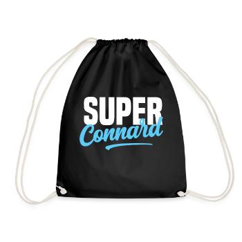 Super connard cadeau humour provoque homme - Sac de sport léger - noir - Devant