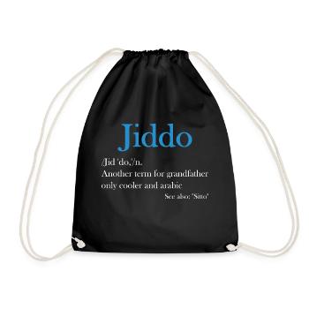 Jiddo Definition - Turnbeutel - Schwarz - Vorne