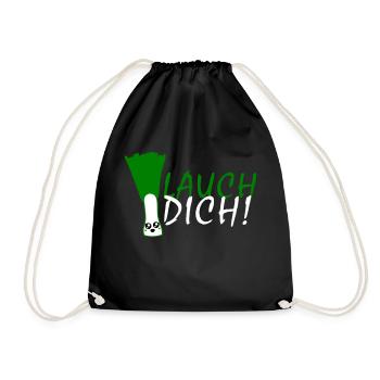 Lauch Dich! - Turnbeutel - Schwarz - Vorne