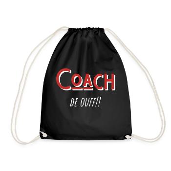coach de ouf idée cadeau - Sac de sport léger - noir - Devant