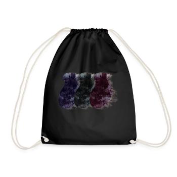 Guitares - Sac de sport léger - noir - Devant