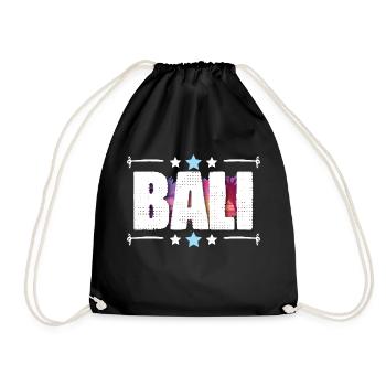 Bali - Drawstring Bag - black - Front