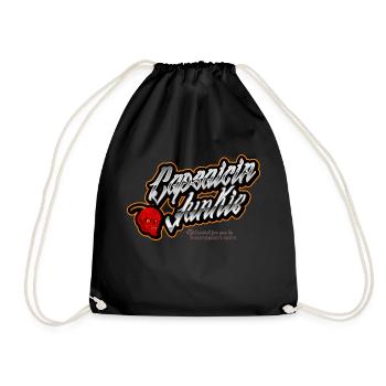 Chili Pepper Capsaicin Junkie - Turnbeutel - Schwarz - Vorne