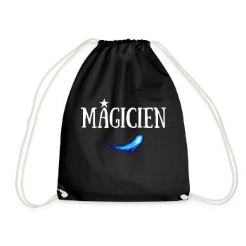 MAGICIEN JDR SORTILEGE PERSONNAGE - Sac de sport léger - noir - Devant