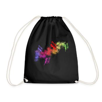 Fairy Magic Baby Clothes Children's Clothing - Drawstring Bag - black - Front