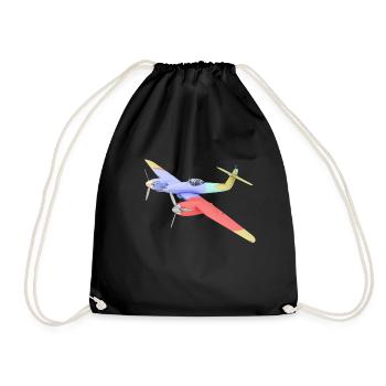 Chasseur britannique WW2 - Sac de sport léger - noir - Devant