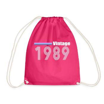 1989 - Drawstring Bag - fuchsia - Front