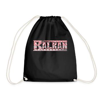 exyu balkan rock bosna croatia serbia - Drawstring Bag - black - Front