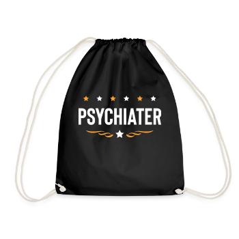 Psychiater Beruf - Turnbeutel - Schwarz - Vorne