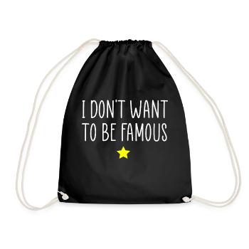 Célèbre - Sac de sport léger - noir - Devant