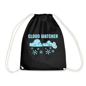 Cloud Watcher Météorologue Storm - Sac de sport léger - noir - Devant