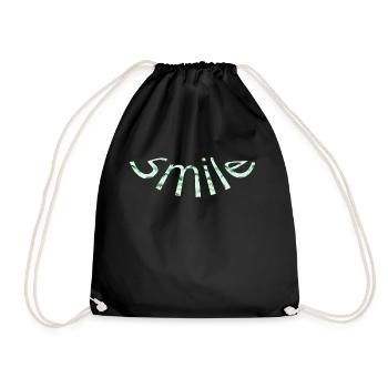 Smile White - Sac de sport léger - noir - Devant