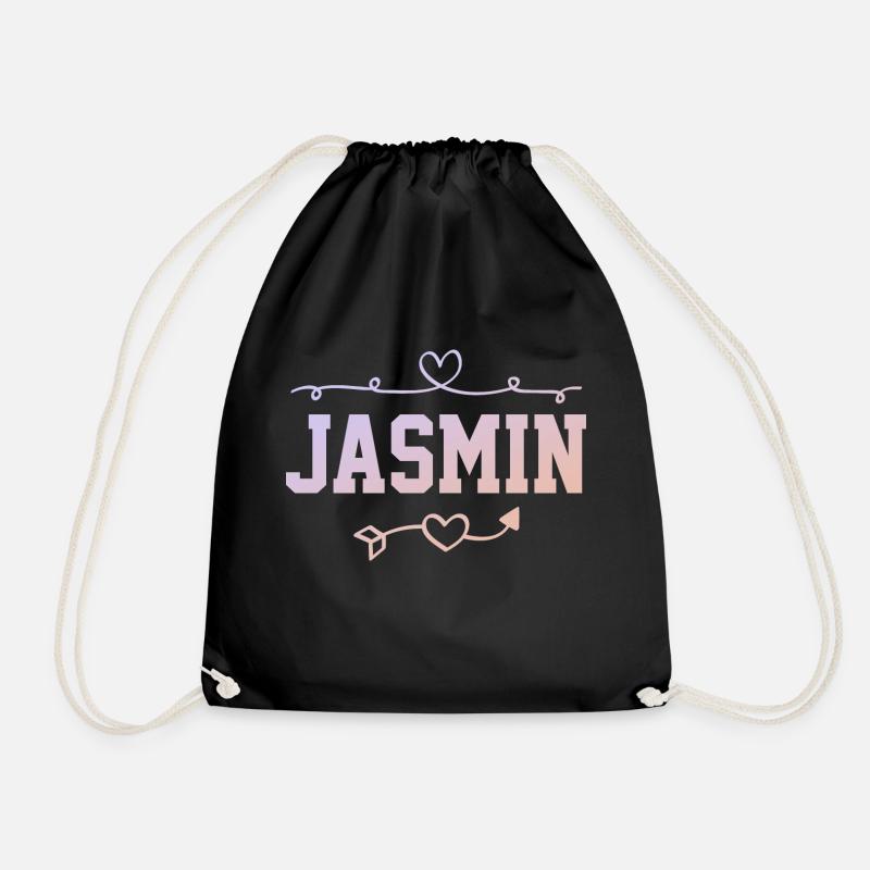 Jasmin - Turnbeutel - Schwarz