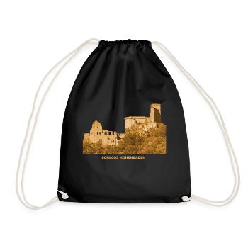 Château de Hohenbaden Altes Schloss Baden-Württemberg - Sac de sport léger - noir - Devant