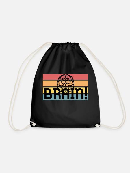 Brain - Turnbeutel - Schwarz