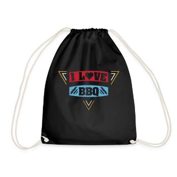 J’ADORE LE BARBECUE BARBECUE - Sac de sport léger - noir - Devant
