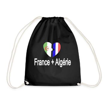 FRANCE ALGERIE - Sac de sport léger - noir - Devant