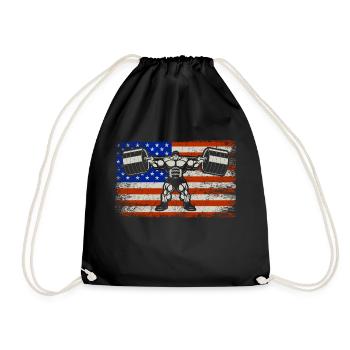 Sport - Drawstring Bag - black - Front