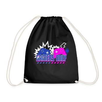 Gamers Only - Turnbeutel - Schwarz - Vorne