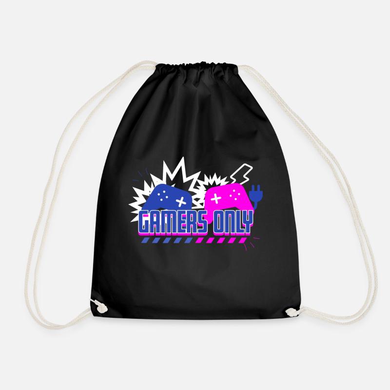 Gamers Only - Turnbeutel - Schwarz