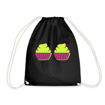 Cupcake 2 - Sac de sport léger - noir - Devant