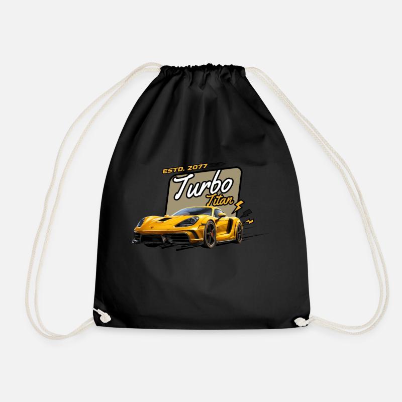 Turbo Titan - Turnbeutel - Schwarz