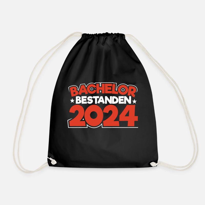 Bachelor 2024 Abschluss Promotion Sponsion - Turnbeutel - Schwarz