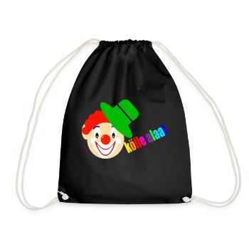 Clown dit kölle alaaf - Sac de sport léger - noir - Devant