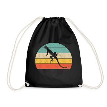 Bearded arms - Drawstring Bag - black - Front
