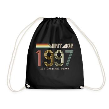 Épique et Légendaire né en 1997 : 27e anniversaire - Sac de sport léger - noir - Devant