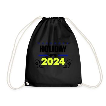 holiday 2024 - Turnbeutel - Schwarz - Vorne