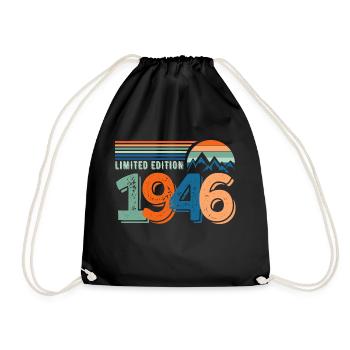 Limitierte Auflage 1946 - Turnbeutel - Schwarz - Vorne
