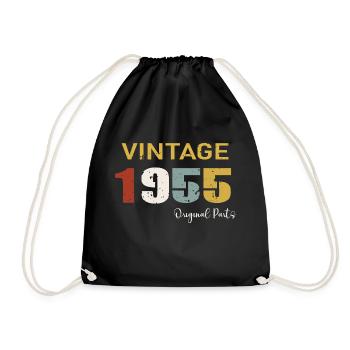 Original parts 1955 - 69th Anniversary Gift - Drawstring Bag - black - Front