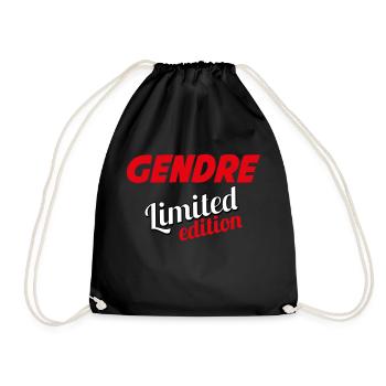 GENDRE LIMITED EDITION - Drawstring Bag - black - Front