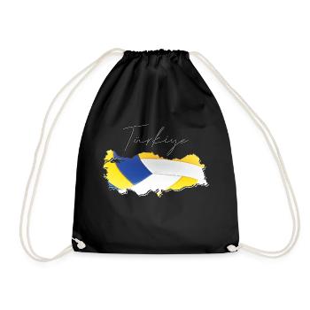 Turquie Türkiye Carte Encadrée Volley-ball TR - Sac de sport léger - noir - Devant