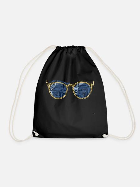 Laby Sunglasses 1 - Drawstring Bag - black